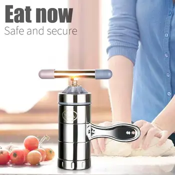 

Noodle Cutter Manual Stainless Steel Noodles Garlic Mincer Cutting Stainless Steel Noodle Cutter Manual Spaghetti Maker Glow
