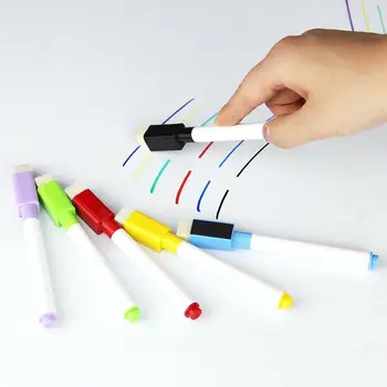 

8PCS/Set Brand New Whiteboard Pen Erasable Dry White School Board Pen Drawing Student For Office Markers Children's Supplie V6M3