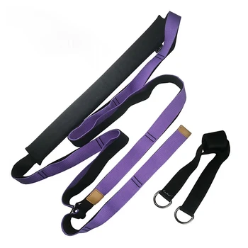 

Yoga Stretch Belt Resistance Bands for Stretching Leg Stretcher Strap Ballet Cheer Dance Gymnastics Trainer