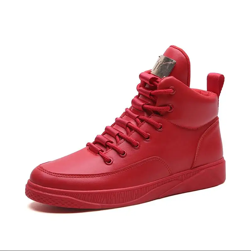 

Autumn/winter men's Martin boots 2019 high quality fashion classic men's high-top sneakers winter men's thick soled thermal cotton boots