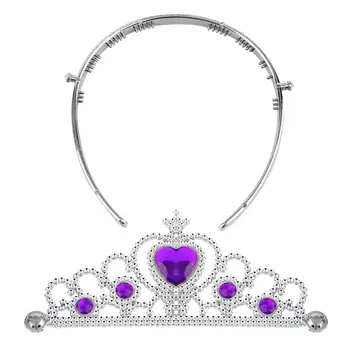 

100% Brand New 5 Colors Child Kids Girl Hair Accessories Tiaras Crowns Princess Hairbands Cosplay