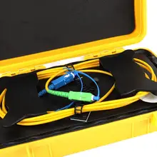 1 компл. Оптическое волокно OTDR launch Cable Box Dead Zone Eliminator волокно кольцо SC/UPC-SC/APC SM 1 км