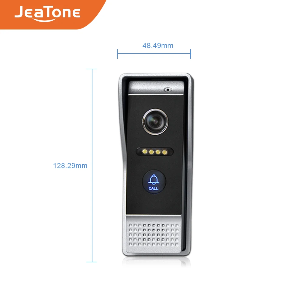 JeaTone 4 проводной Видеозвонок дверной звонок 1200TVL наружный IP65 водонепроницаемый
