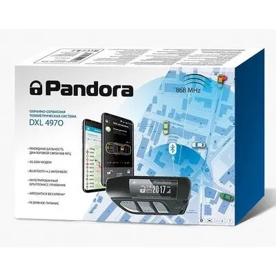 Pandora DXL 4970 3G сигнализация с автозапуском и GSM