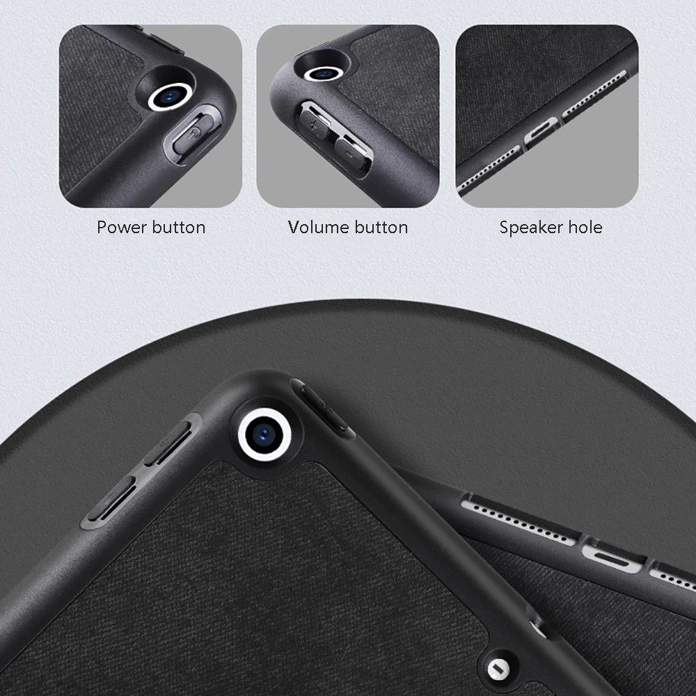 Для ipad 9,7 дюймов чехол 5th/6th Gen чехол с карандашом держатель ТПУ силиконовый чехол Полная защита чехол Авто Режим сна/пробуждения