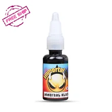 Высокое Качество Импортные 0,5 унций черный пигмент бесмерные красочные чернила татуировки Suppies