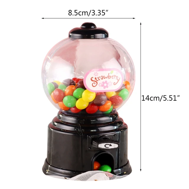 Birthday Party Favor Gum Ball Machine Toy Candy Dispenser Twirling Style Great Gift for Child Hands-on Brain Development 87HD 6