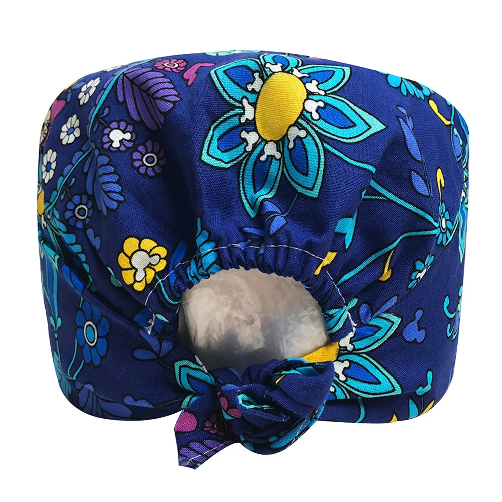 new Pet Surgical Cap Medical Work nurse Hats pharmacy Adjustable Sweatband Oral cavity Dental Clinic Hats doctor hat surgery cap
