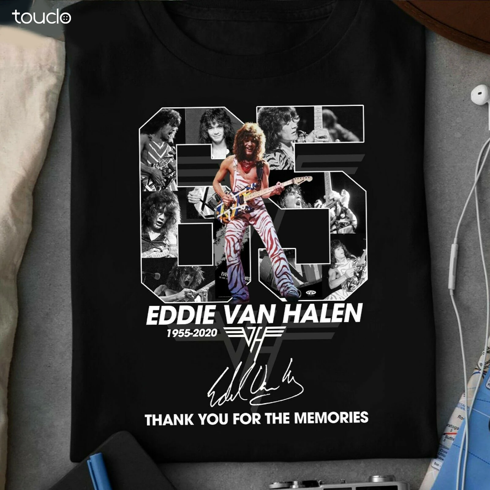 Tentacle miljøforkæmper Billedhugger Eddie Van Halen T-shirt | Van Halen Shirts | Guitar Rip - 1955 2023 Shirt  Tee Men Cotton - Aliexpress