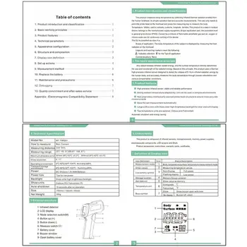 

Body Temperature Thermometer Non Contact Forehead Thermometer Quick Temp Test
