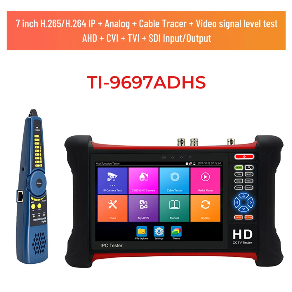 Camera Detector Device Inch Touch Screen CCTV Camera Tester
