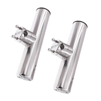 

Boat Fish Rod Holder 316 Stainless Steel Clamp On Fishing Rod Holder