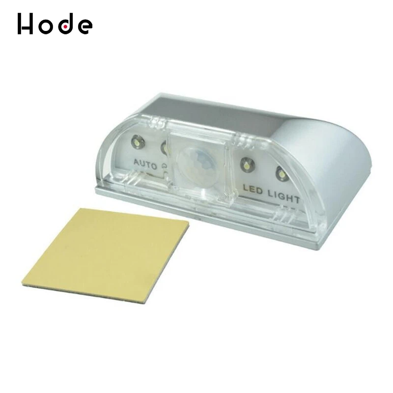 

4LED IR Sensor Light Auto PIR Infrared Wireless Keyhole Motion Detection Gaoop