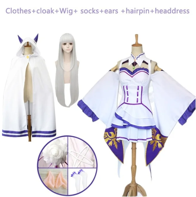

Парик женский для косплея из аниме «Re:Zero Start Life in other World»