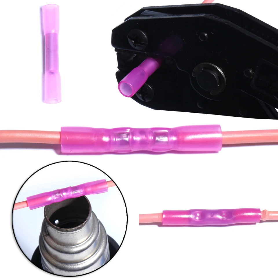 Cavo Impermeabile Connettore Termoretraibile Per Saldatura Connettori Termoretraibili Per Saldatura – Impermeabili, A Compressione, Per Cavi Elettrici, Marca Generica Connettori Stagni - Foto 12