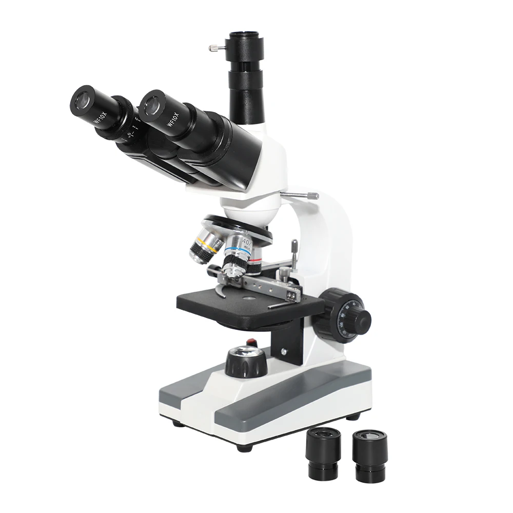 Trinocular 40X-640X Biological Microscopes Student Teaching Lab Microscope | Инструменты