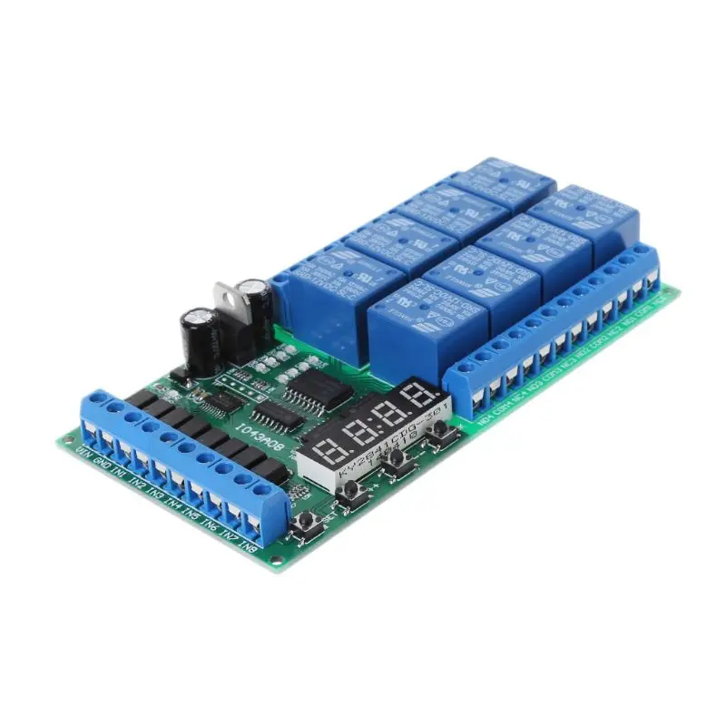 

Multifunction Time Delay Relay Module With 8channel Digital Tube Power Sequencer Y1QB