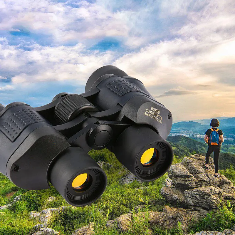 

Zoom Binoculars 30x60 60x60 1000m Outdoor Portable Folding Binoculars Telescope Hiking Bird Watching Travelling Hunting Camping