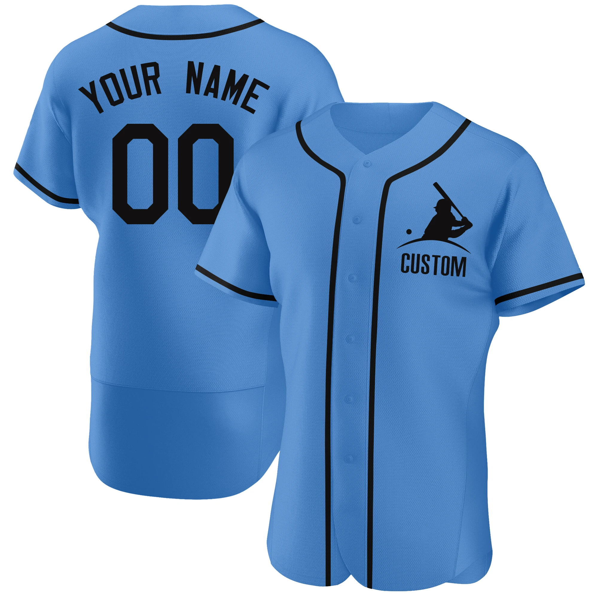 Embroidery Baseball Jerseys Sports Fan Mesh Stitched Team Name Number Sewing Softball Game Training for Men/Youth