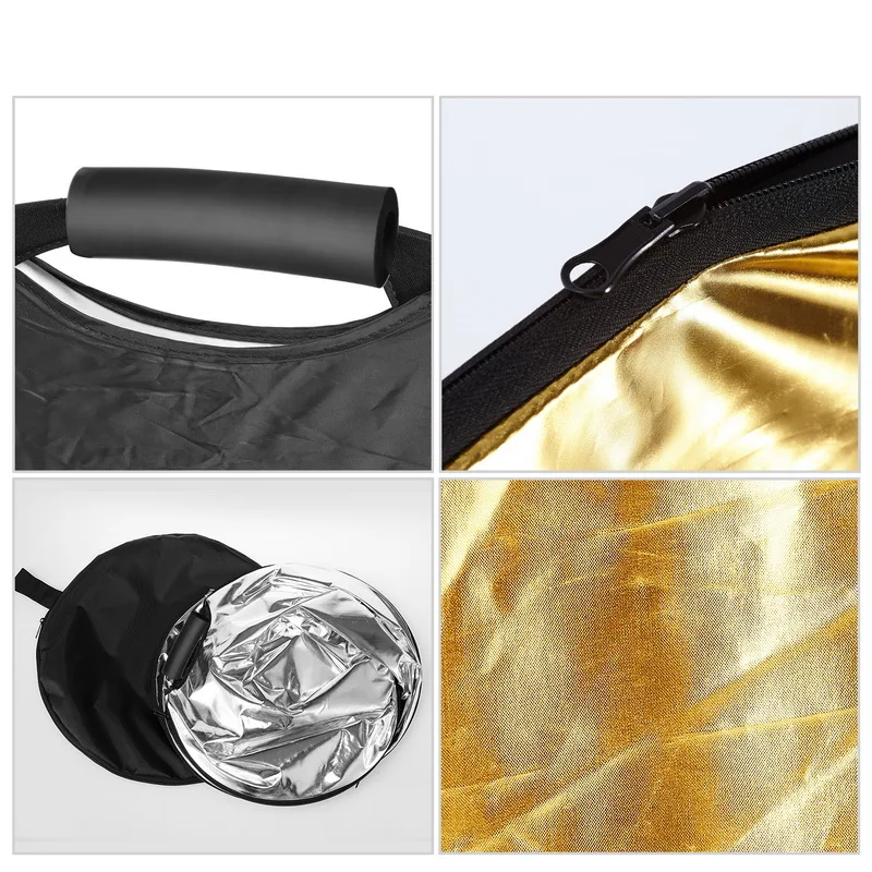 PHOTOGRAPHY REFLECTOR 5IN1 REFLECTOR PHOTOGRAPHY 100X150CM LIGHT REFLECTOR PORTABLE CAMERA LIGHT HANDLE CASE