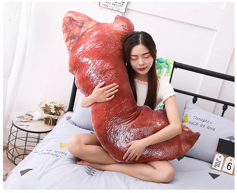 110cm Large Size Pig Feet Sleepping Bed Pillow Cushion Fabric for Children as a Christmas Doll Toy Kids Gift