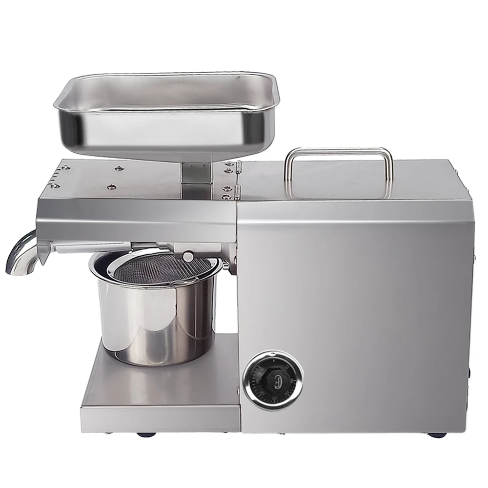 

700W Mini Commercial Oil Press Machine Automatic Temperature Controller Oil Expeller Nut Seeds Coconut Oil extractor Household