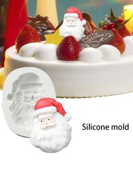 

Santa Claus Silicone Mold Christmas DIY Cake Pudding Chocolates Party Decorating Kitchen Baking Tools