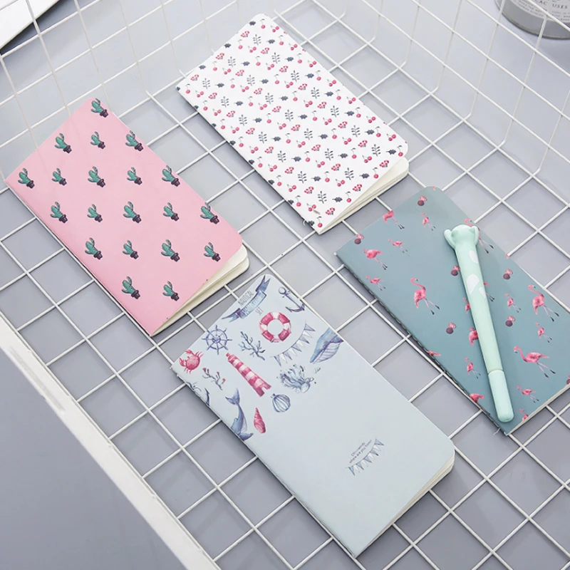 

12pcs/lot Cute Flamingo Cactus Pocket Notepad Notebook Planner Organizer Paper Diary Bullet Journal Notebook Wholesale
