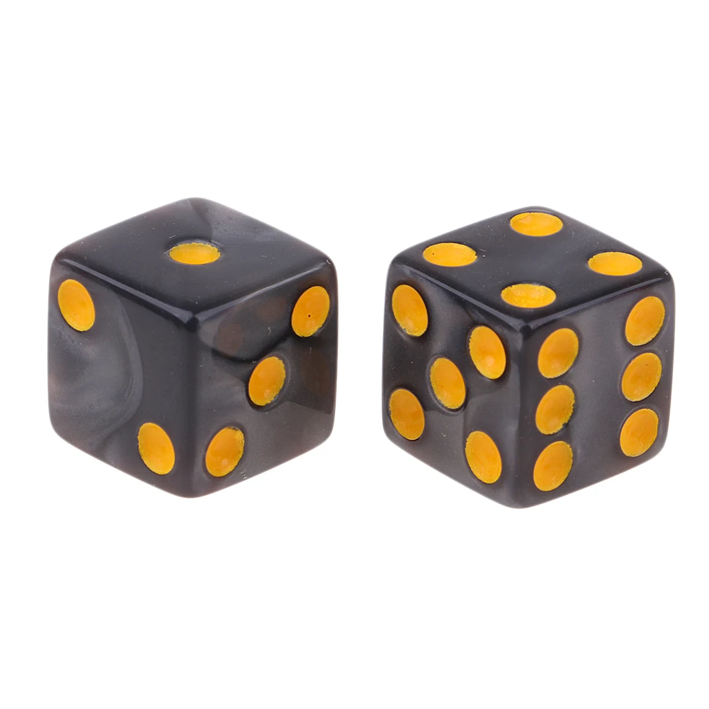 10Pcs 16mm/0.63'' D6 Dices Six Sided Square Dies Toy for Pub Funny Game Accs 10Pcs 16mm/0.63'' D6 Dices Six Sided Square Dies Toy for Pub Funny Game Accs