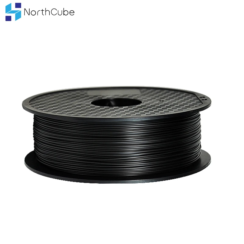 PLA/ABS/PETG/나일론/PC 탄소 섬유 3D 프린터 필라멘트, 1.75mm 치수 정확도 +/-0.05mm, 15% 탄소 섬유 포함