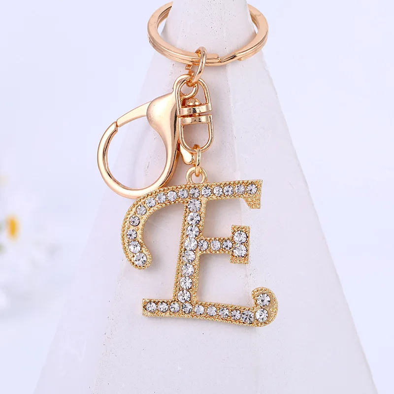 Details about   Letter A-Z Crystal Rhinestone Keyring Keychain Key Ring Chain Pendenant 34UK 
