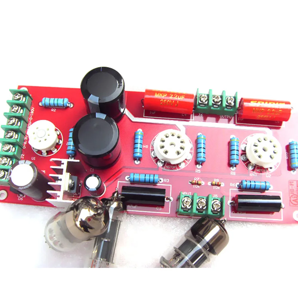 Kit de Pré-amplificador Dual Tubo Srpp Diy Pré-amplificador 180v-230v 6n3 - Image 2