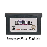 32 бит видеоигры картридж Консоли Карты Final Fantas серии США/ЕС Версия для nintendo GBA - Цвет: Fantasy V US
