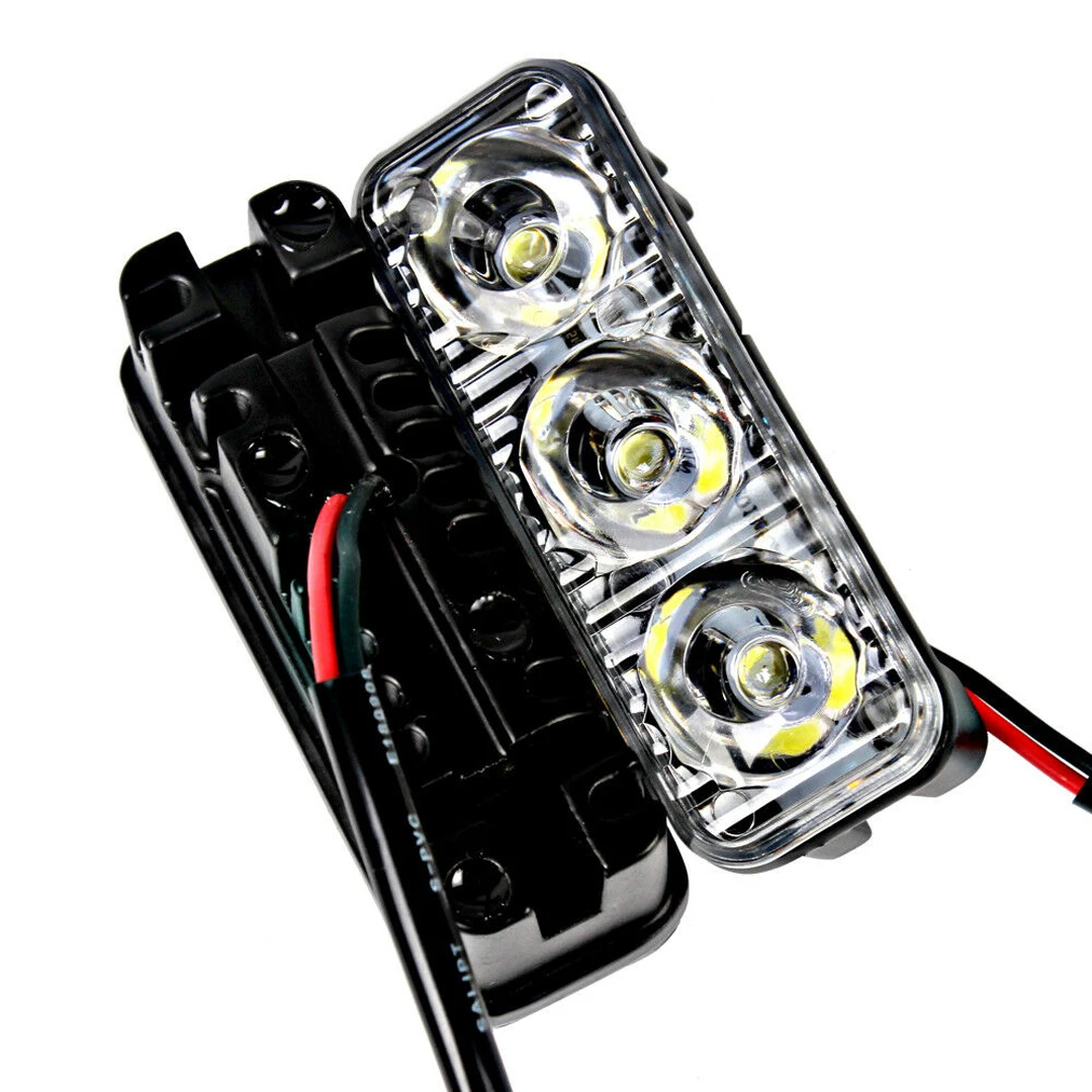 2 шт. 3W светодиодный рабочий светильник 12V для внедорожников, принт грузовика, автобуса, лодка туман светильник, футболка с принтом "автомобиль" светильник цилиндр в сборе ATV в дневное время бег светильник