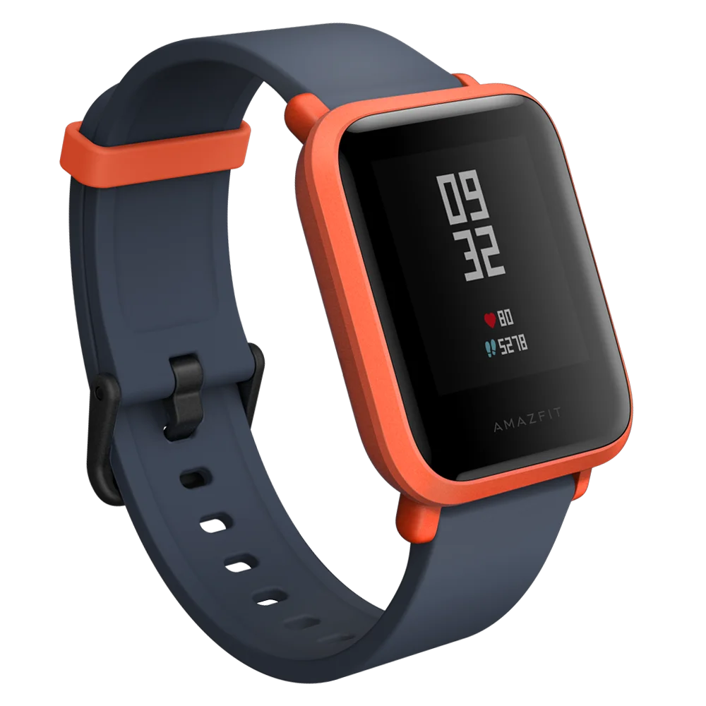 Смарт-часы Amazfit Bip, IP68, водонепроницаемые, Bluetooth, gps, спортивный монитор сердечного ритма, напоминание о звонках, приложение MiFit, Android, iOS