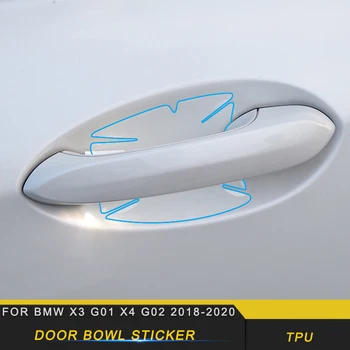 

Car Accessories Door Bowl Wrist Anti-scratch Protective Film Sticker Trim Exterior Decoration For BMW X3 G01 X4 G02 2018-2020