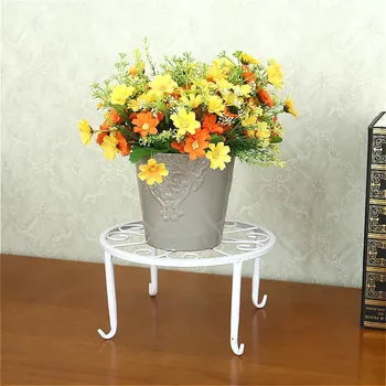 

Nordic Flower Pot Storage Rack Tray Holder Planter Metal Plant Stand Display Shelf Planter Holder Garden Balcony Floor Pot Rack