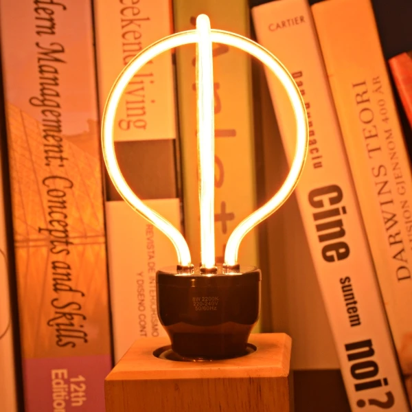 Ретро светодиодный светильник Эдисона 220 В, светодиодный мягкая нить, лампа E27, теплый белый светодиодный светильник, лампа для дома, лампа для промышленного украшения - Цвет: Soft Edison DR