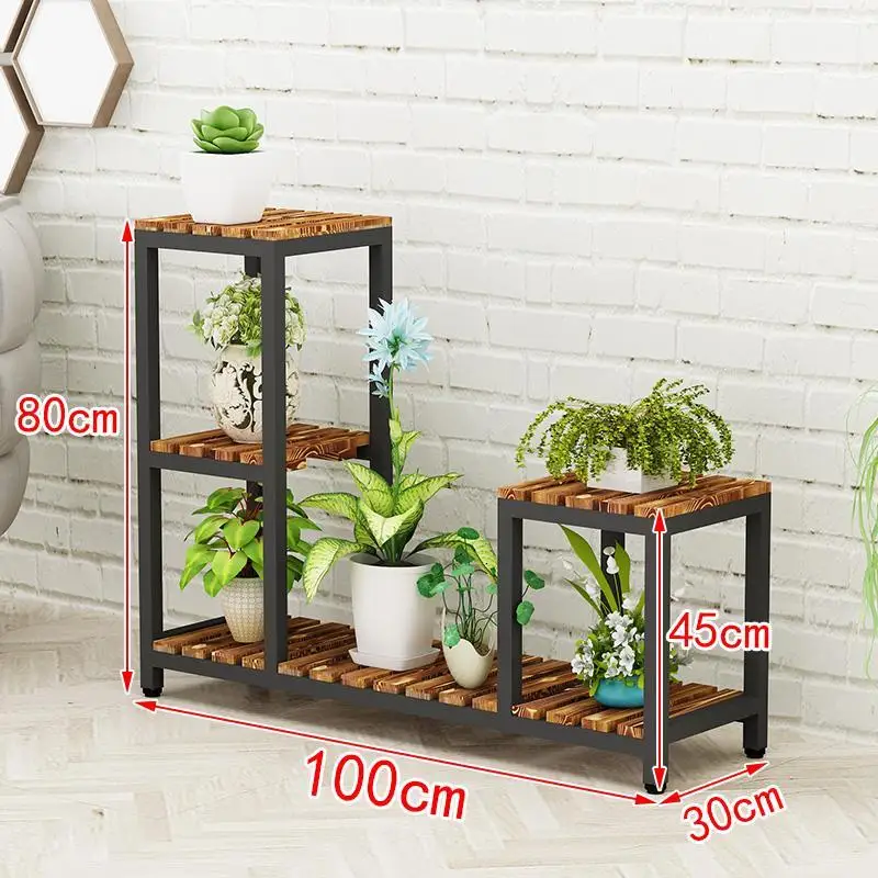 Деревянные полки Rak Bunga для строительных лесов Porta Piante Plantenrekken садовый стол Dekoration