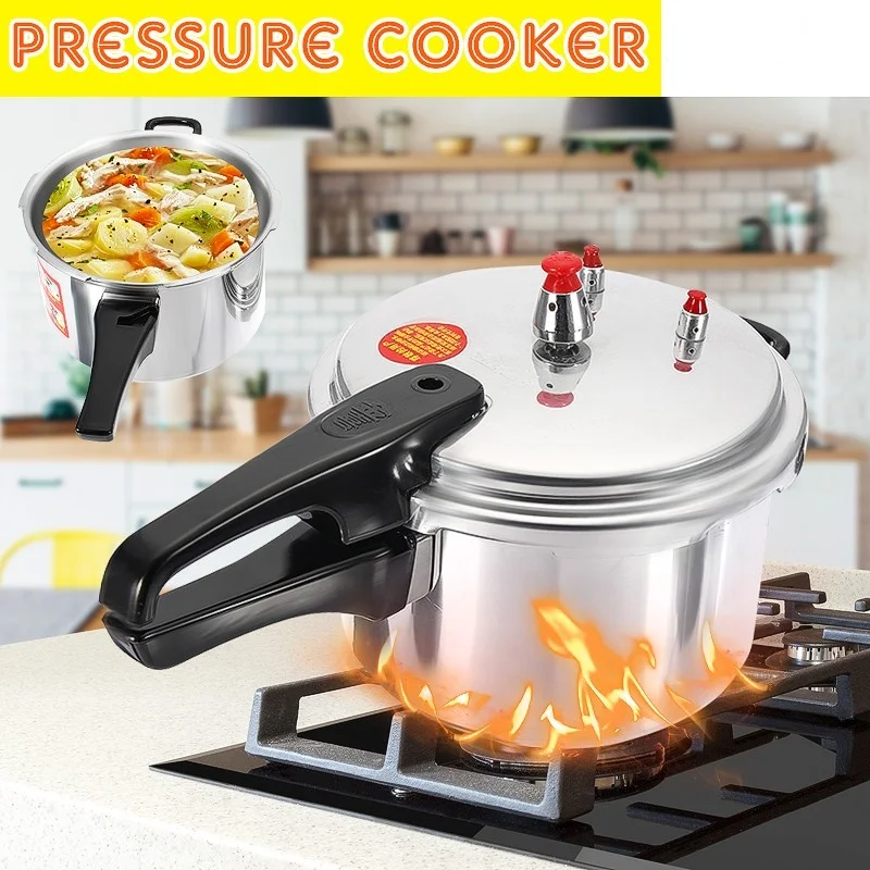 18/20/22cm Kitchen Pressure Cooker Cookware Soup Meats 3/4/6l Pot Gas