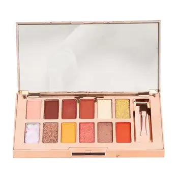 

12 Colors Luxury Matte Glitter Eyeshadow Powder Sequins Beautiful Eye Makeup Powder Eyeshadow Palettes Make up Tool