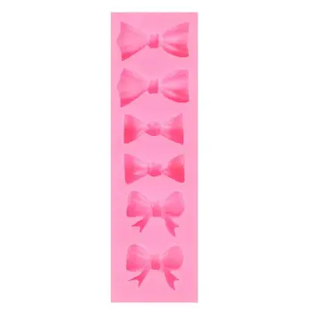 

Handmade Cute Bowtie Silicone Mold Fondant Sugarcraft Mould Gum Paste Chocolate Resin Cake Mold Jewelry Baking Tools