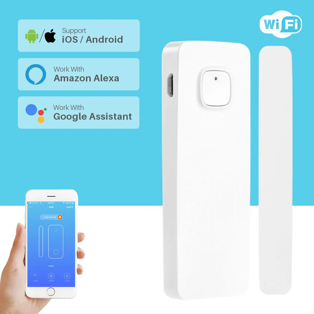 Wi Fi дверная сигнализация с датчиком окна умная домашняя система безопасности