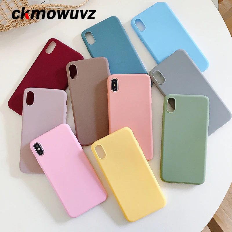 Чехол карамельного цвета для Huawei P40 Lite P30 Pro P20 2019 Mate 30 задняя крышка на Мягкий ТПУ