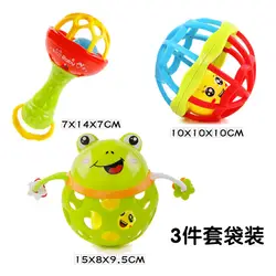 Детские погремушки на палец, Обучающие приспособления, Обучающие, фитнес-шарики, пять цветов, Tinkie BAII, детские игрушки, набор из трех