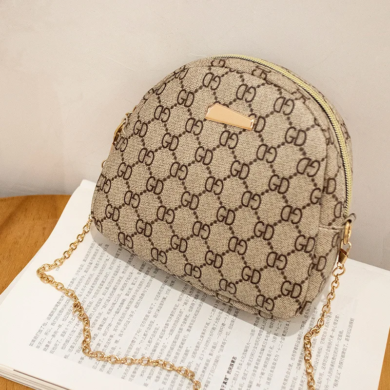 

Korean-style Printed Women's One-Shoulder Shell-Shaped Phone Bag 2019 Summer And Autumn New Products Shoulder Chain Bag