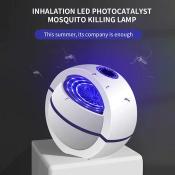 

NEW USB Powered Mosquito Killer Lamp Electric No Noise 360 Degree Insect Killer Bug Zapper Mosquito Trap Light For Bedroom Home