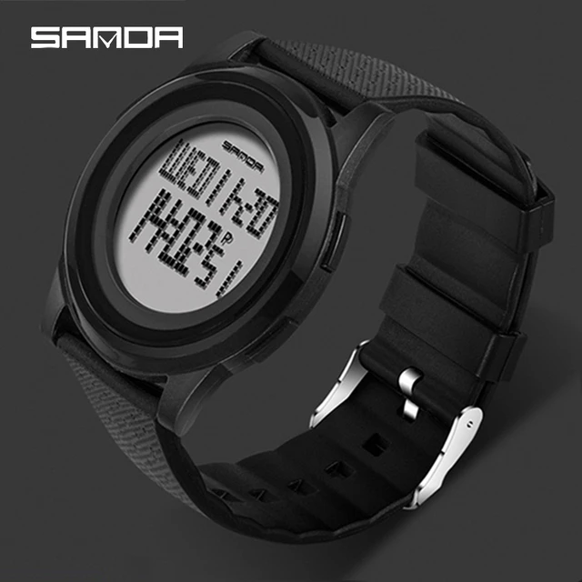 Relojes Deportivos Militares Para Hombre Sport Watch Digital Wrist  Stopwatch Men