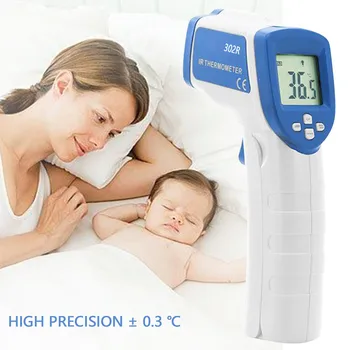 

Baby Thermometer Infrared Digital LCD Body Measurement Non Contact Thermometer Forehead Ear Adult Body Fever IR Thermometer