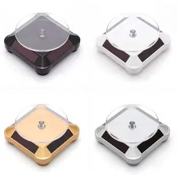 

Solar Powered Rotary Display Stand Turntable Watch Phone Jewelry Holder